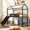 Slide & Write Metal Loft Bed
