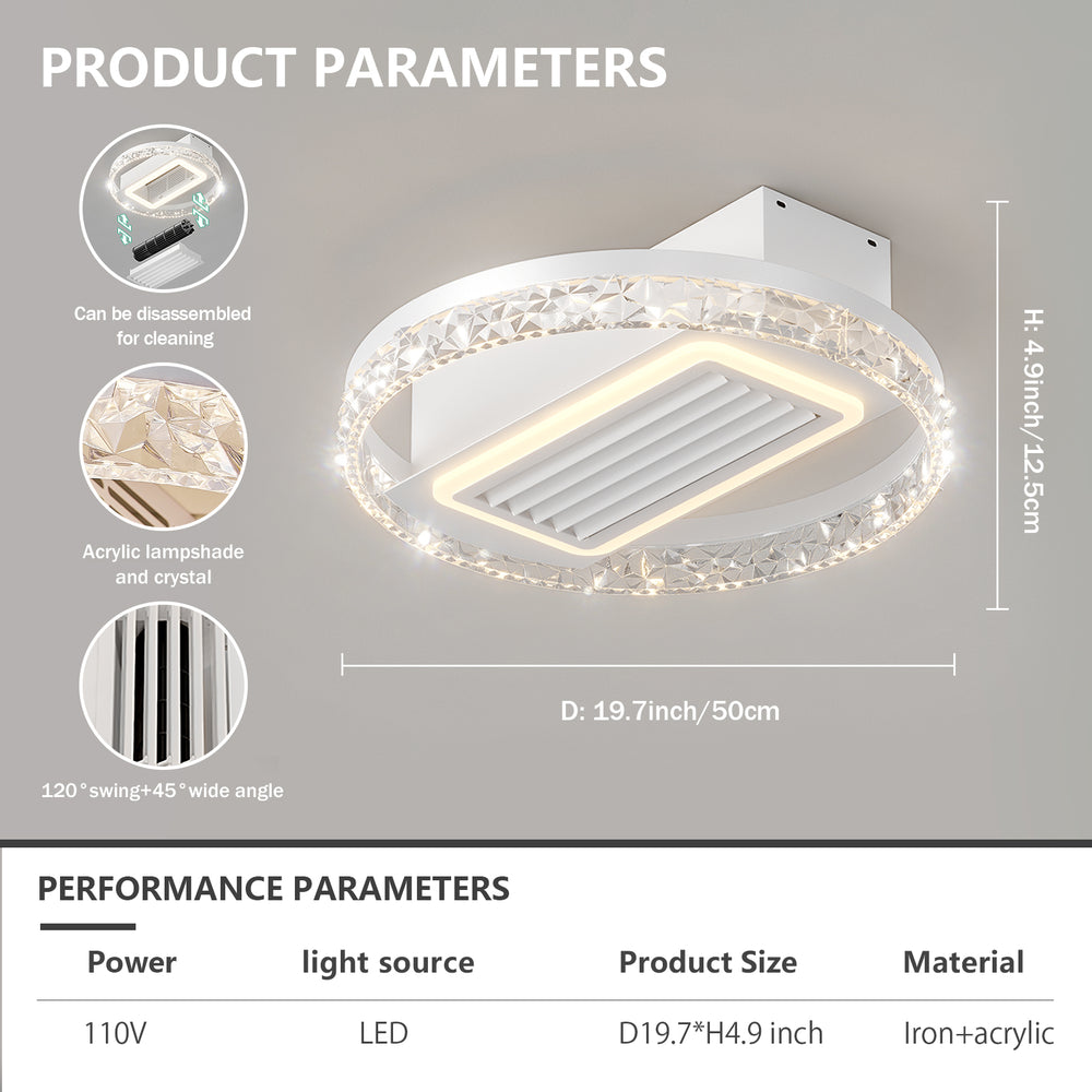 LumiCool Bladeless Fan Light