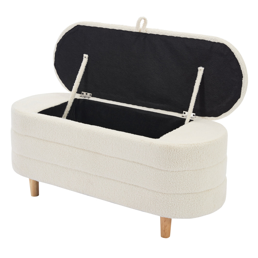 Chic Flower Bed & Ottoman Set with LED Glow