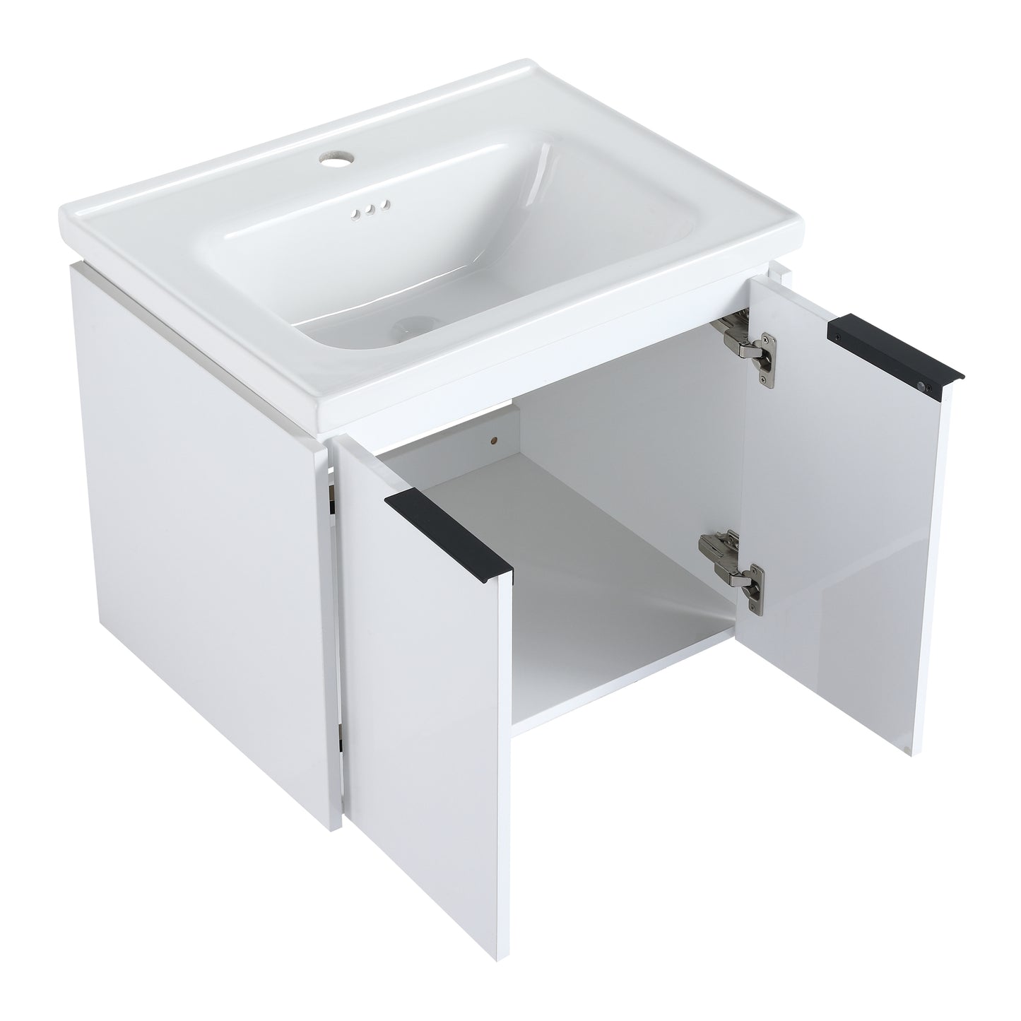 Cozy Compact Bathroom Vanity with Soft Close Doors