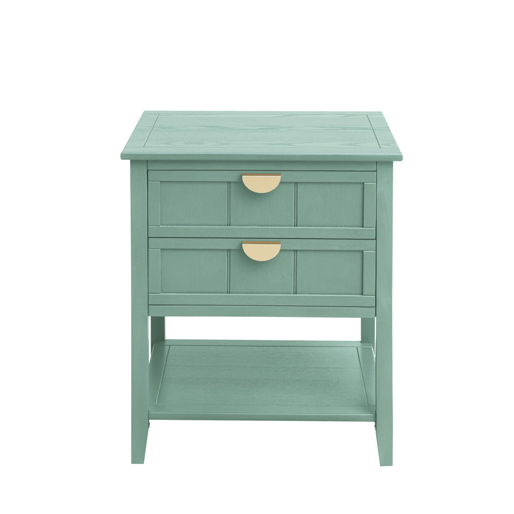 Charming Americana 2-Drawer Nightstand