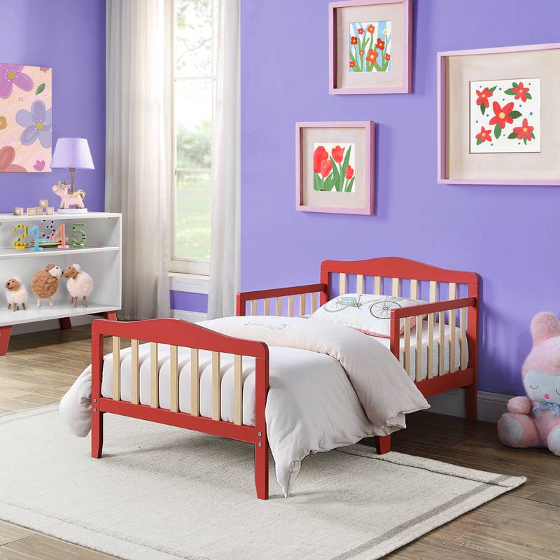 Coral Dream Toddler Bed
