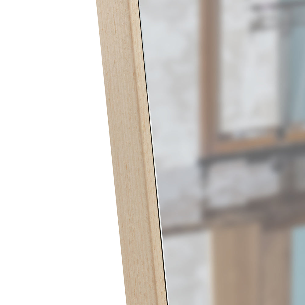 Chic Oak Full-Length Mirror