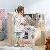 Whimsical Wooden Kids Kitchen Set with Sounds and Fun Accessories