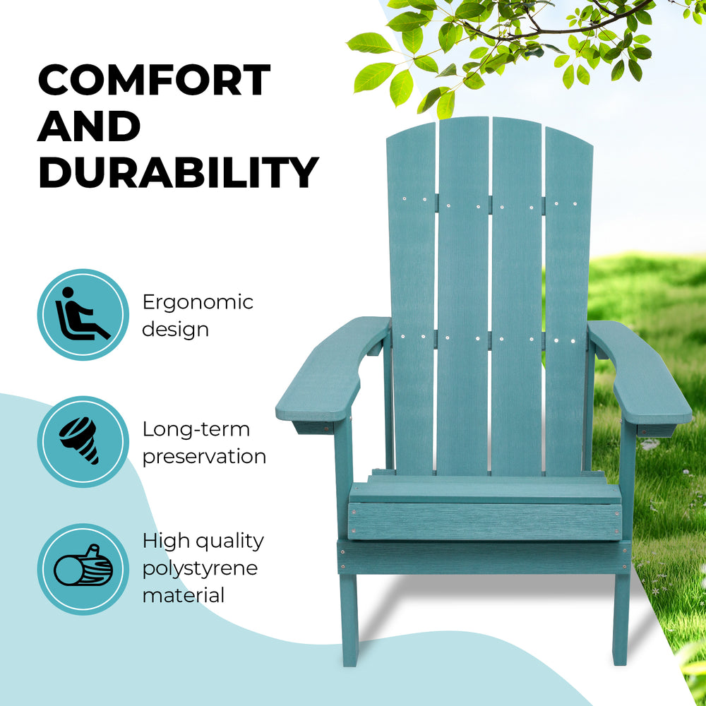 Cozy Outdoor Adirondack Chairs - Weatherproof & Perfect for Any Space