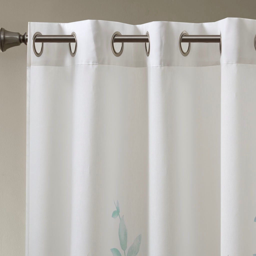 Sheer Charm Burnout Curtain Panel