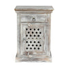 Chic Wooden Nightstand with Storage