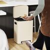 Sleek Soft-Close Kitchen Trash Can with Foot Pedal and Bags