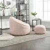 Cozy Comfort Bean Bag Sofa with Footrest