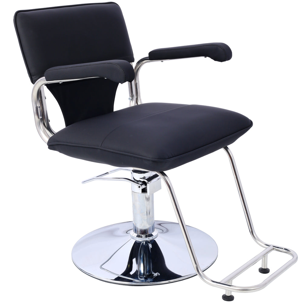 Chic & Sturdy Salon Chair with Hydraulic Pump