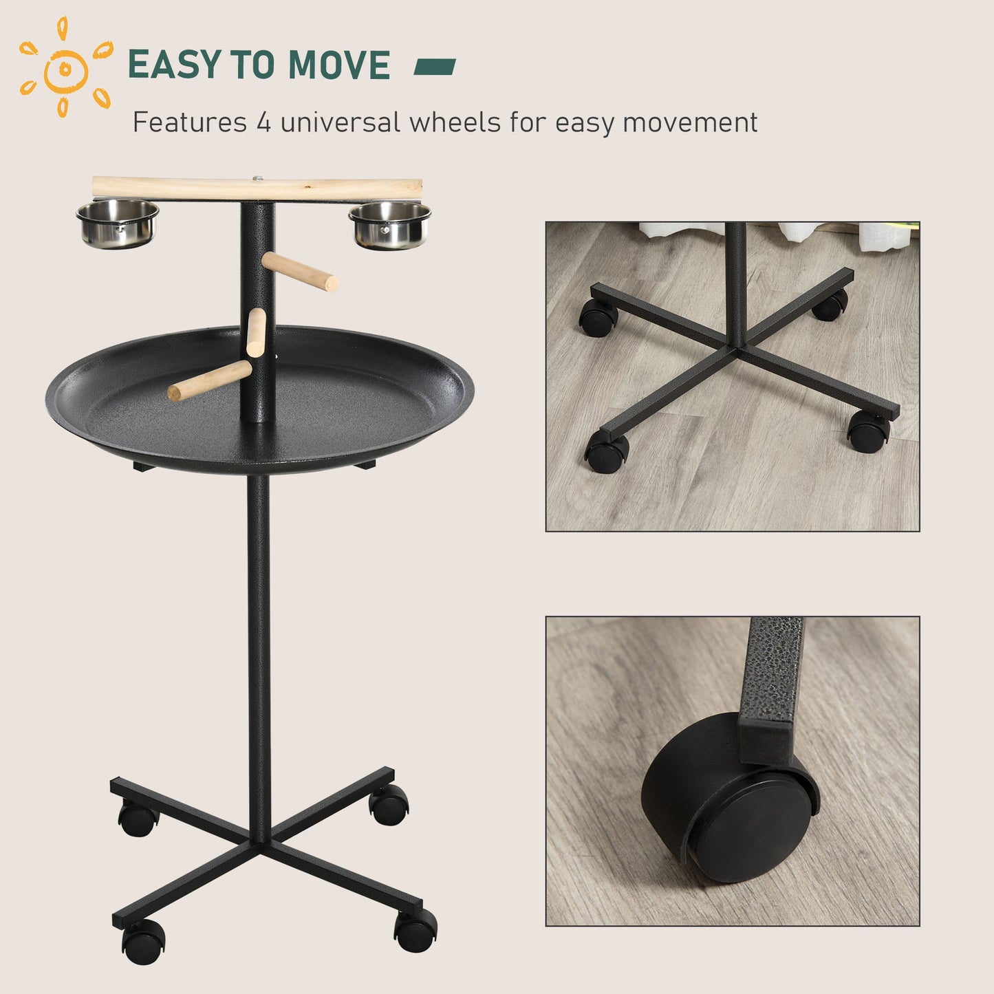 Birdie Play & Feed Stand