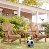 Cozy Double Adirondack Chair Set for Perfect Outdoor Relaxation