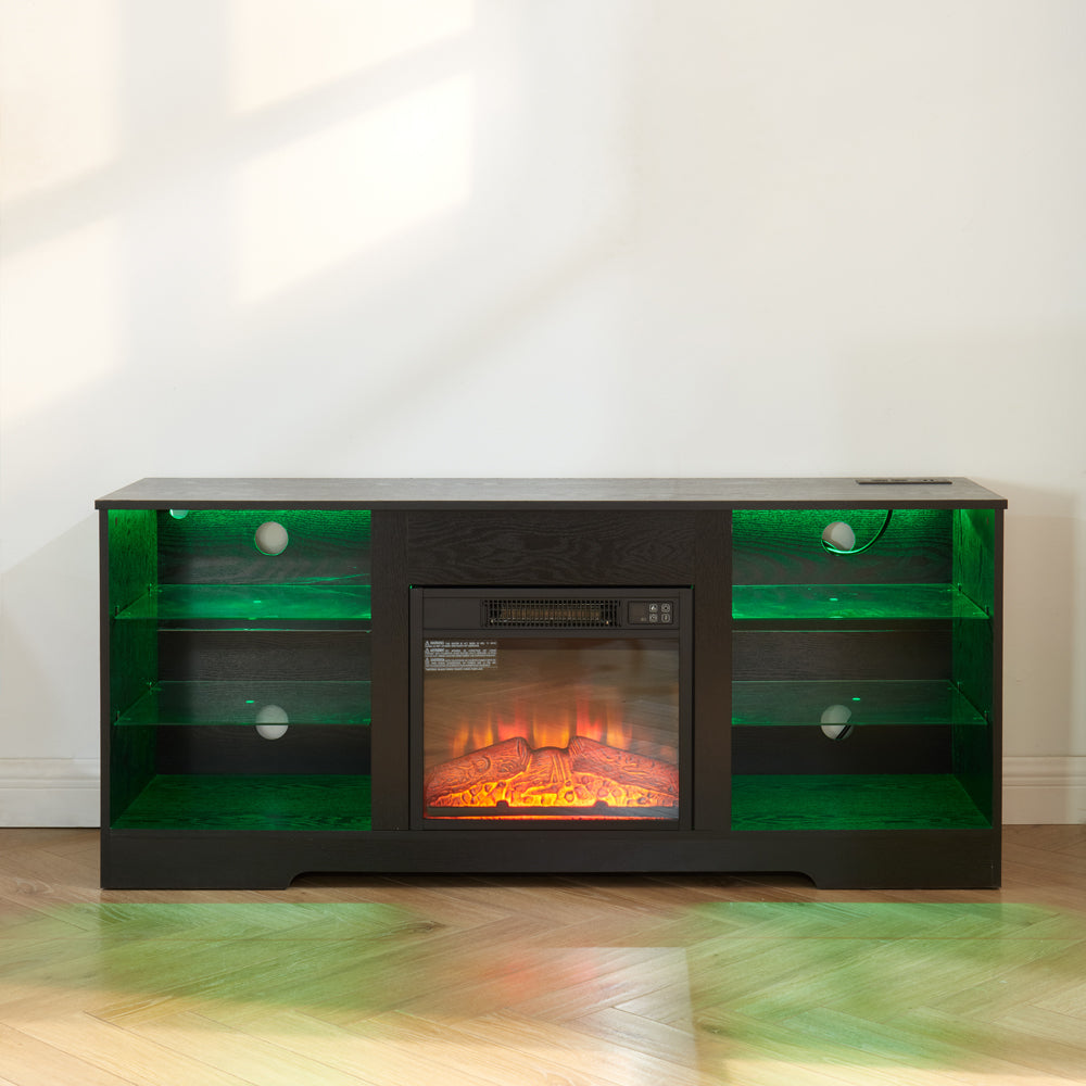 CozyGlow Electric Fireplace TV Stand