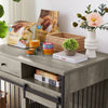 Cozy Slider Dog Den with Storage Drawers