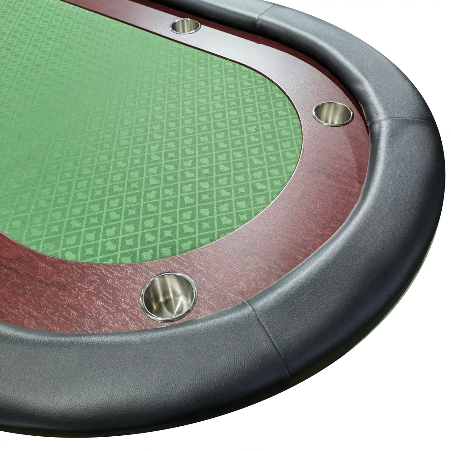 Foldable Green Felt Poker Table - Perfect for Game Nights!