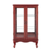 Charming Lighted Curio Cabinet with Glass Doors