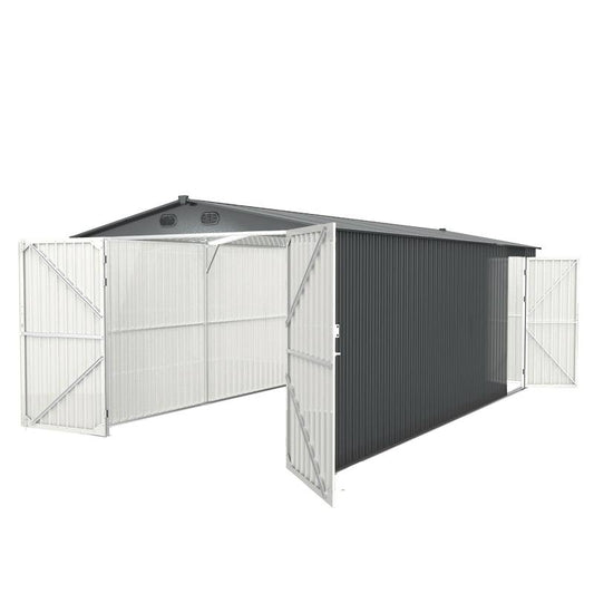 Sturdy Metal Garage Shed