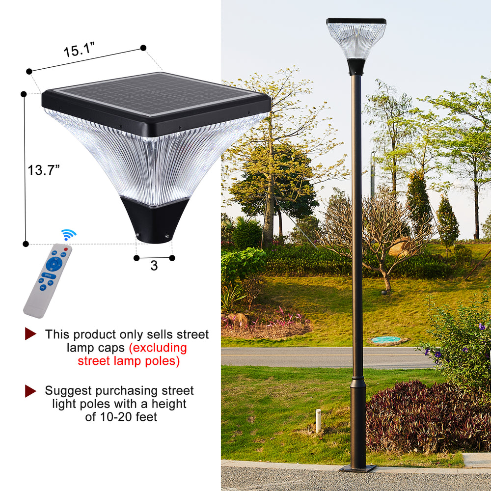 Bright Eco Cap for Solar Street Lamps