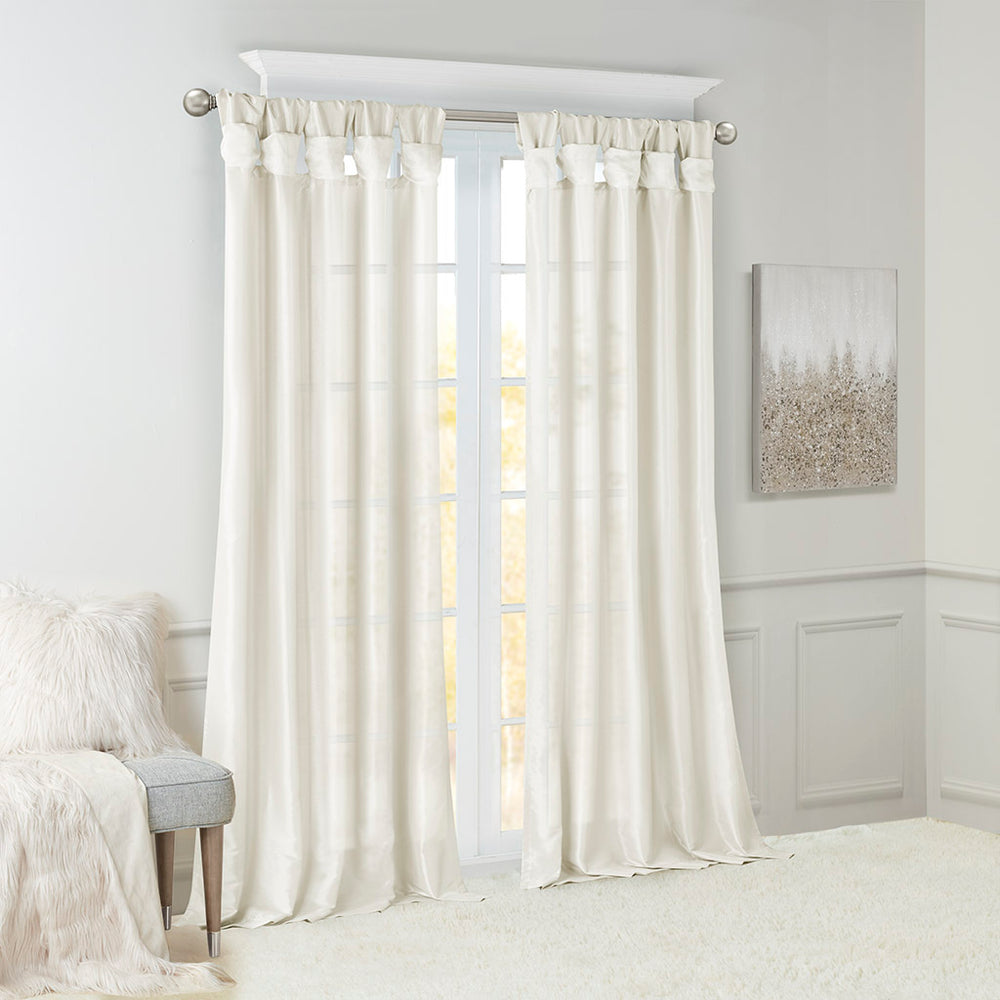 Twist Tab Chic Curtain Panel