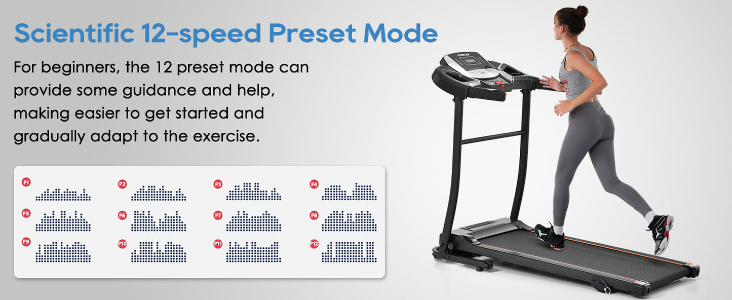 SmartFold Treadmill: Compact Running & Walking Machine for Home Fitness