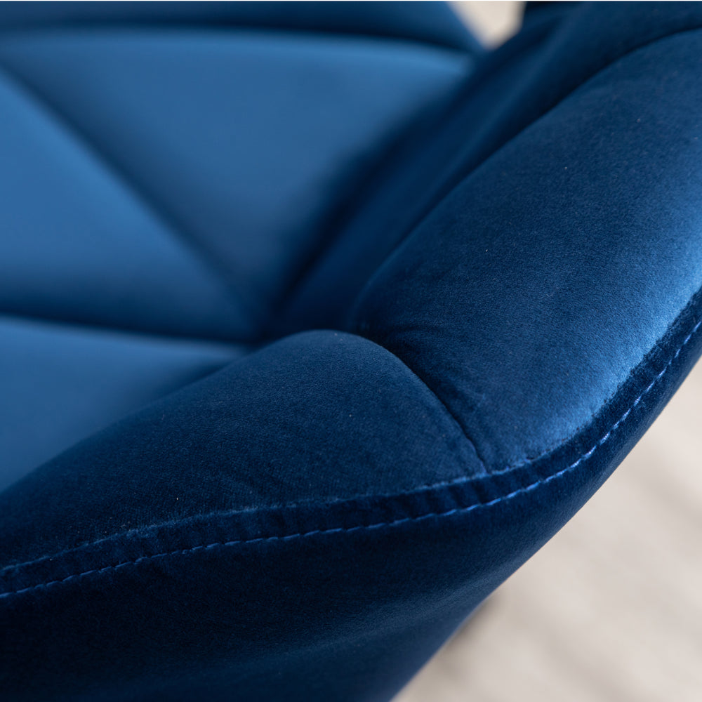 Blue Diamond Swivel Office Chair