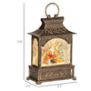 Glittering Holiday Snow Globe Lantern