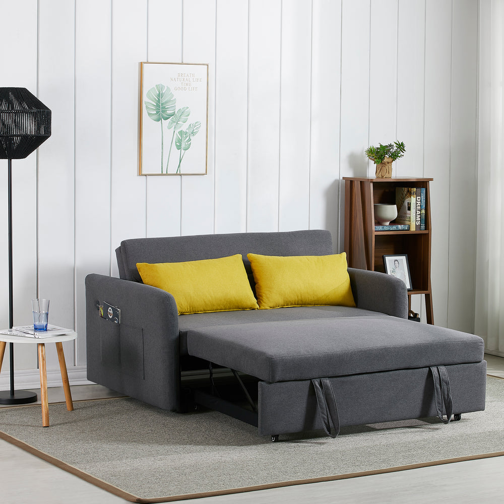 Cozy Twin Grey Sofa Bed