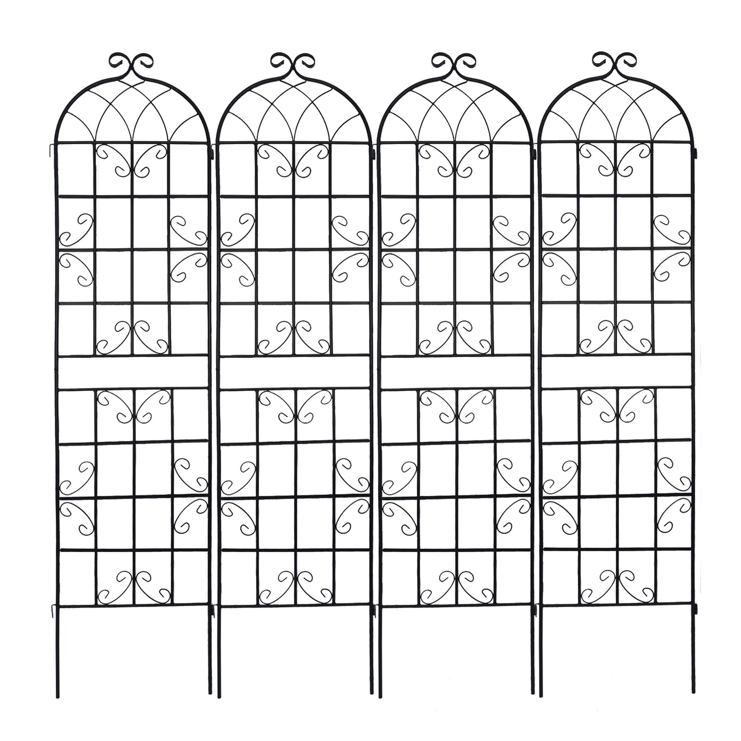 Garden Glory Trellis Set - Rustproof Support for Climbing Plants