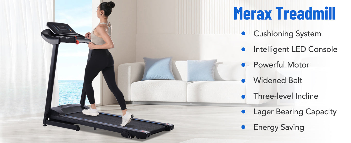 Ultimate Home Treadmill with Speakers and Adjustable Incline