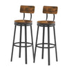 Rustic Swivel Bar Stools – Set of Two