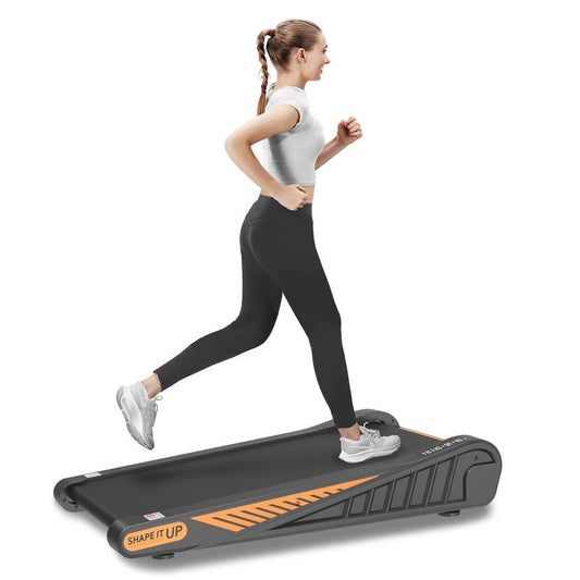 Space-Saver Under Desk Walking Pad with Incline