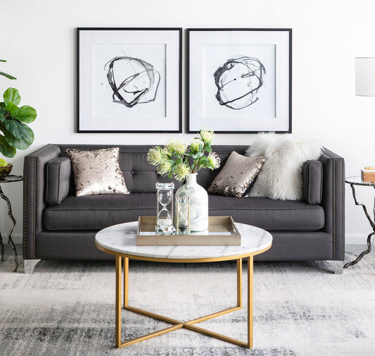 Chic Duo: Modern Abstract Wall Art