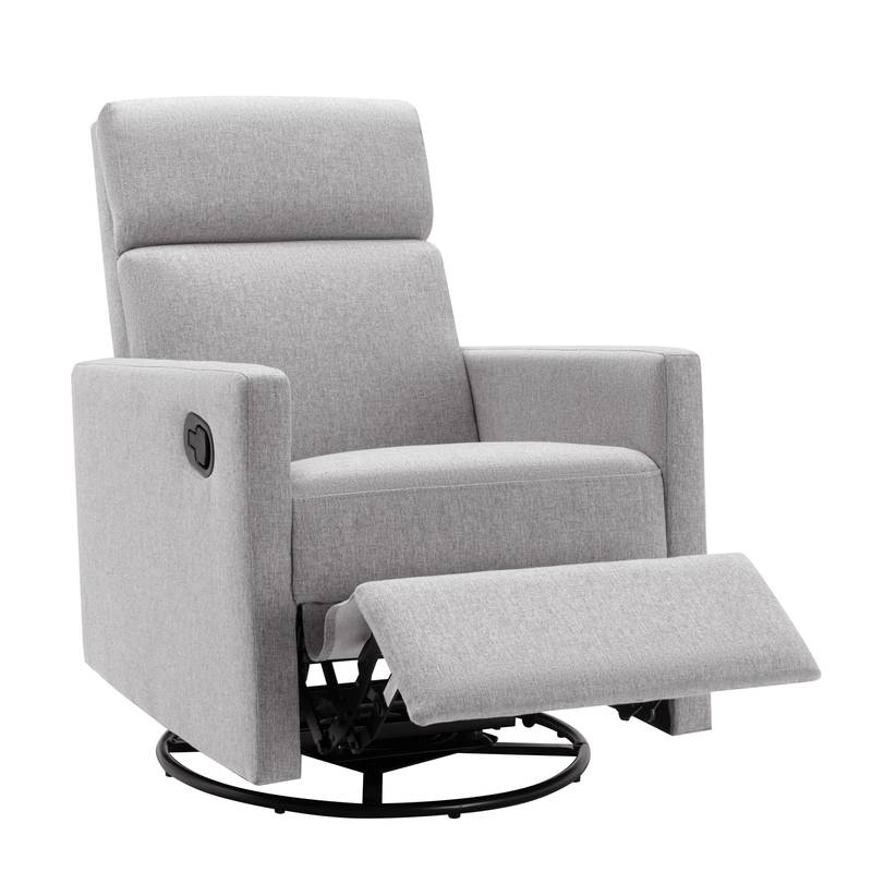 Cozy Gray Rocking Nursery Chair