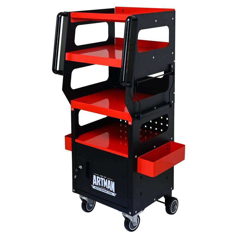 Smart Diagnostic Trolley - Black & Red