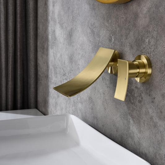 Chic Wall-Mounted Bathroom Faucet