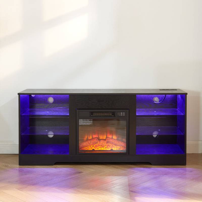 CozyGlow Electric Fireplace TV Stand