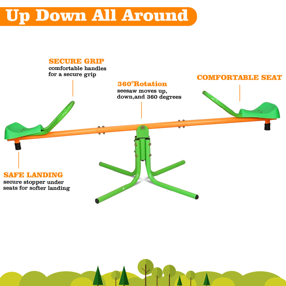 Spin & Sway Outdoor Seesaw