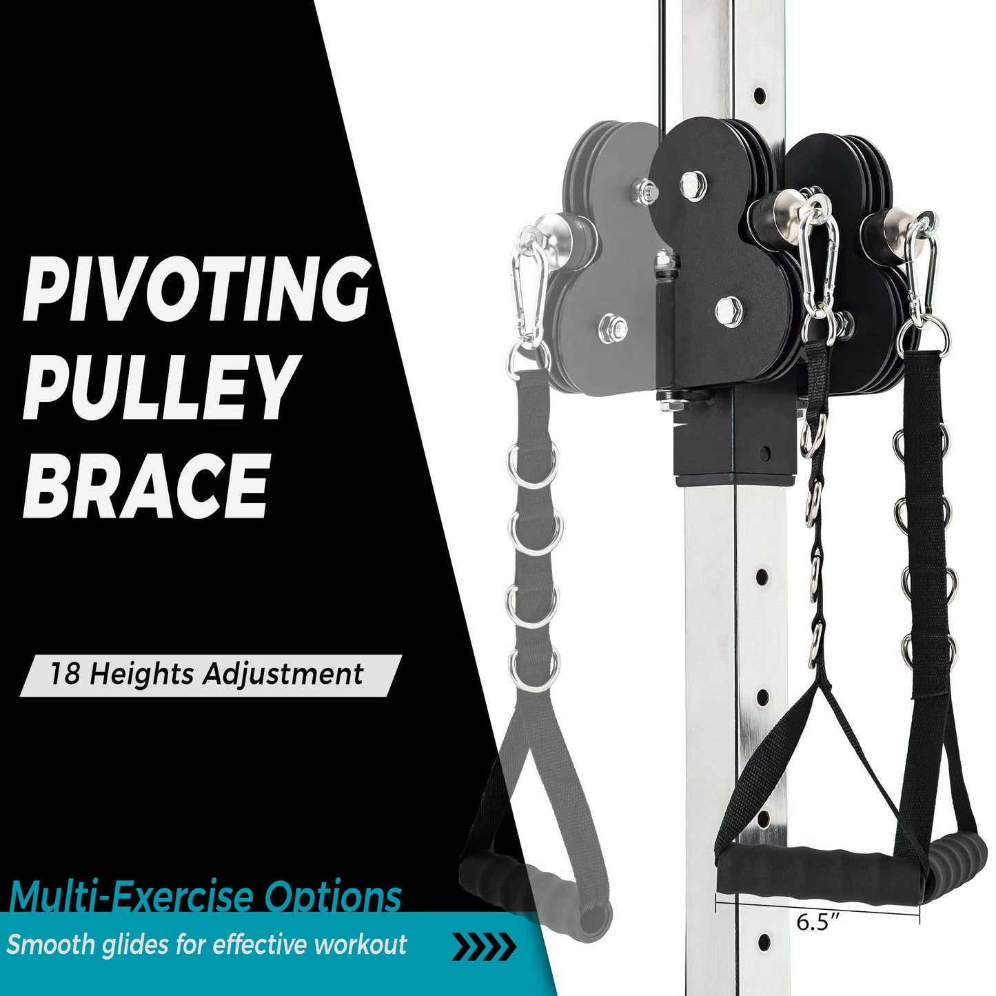 Silver Home Gym Lat Pulldown Trainer