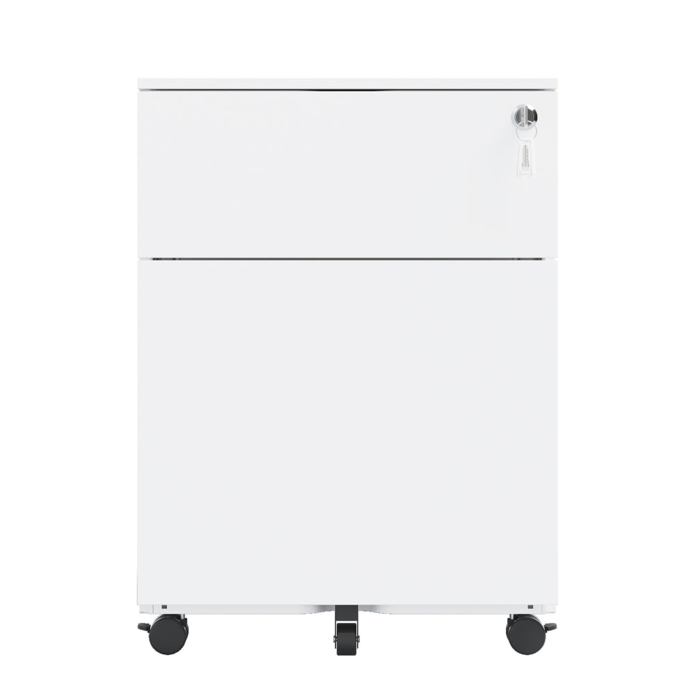 Secure Mobile File Cabinet – Stylish Storage for Home & Office