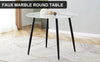 Marble Chic Round Dining Table