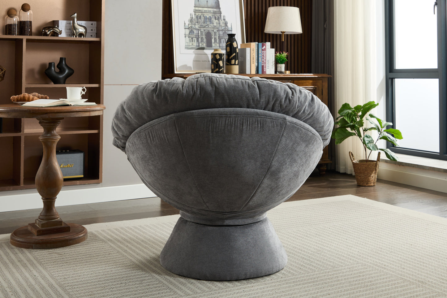 Cozy Swivel Barrel Chair