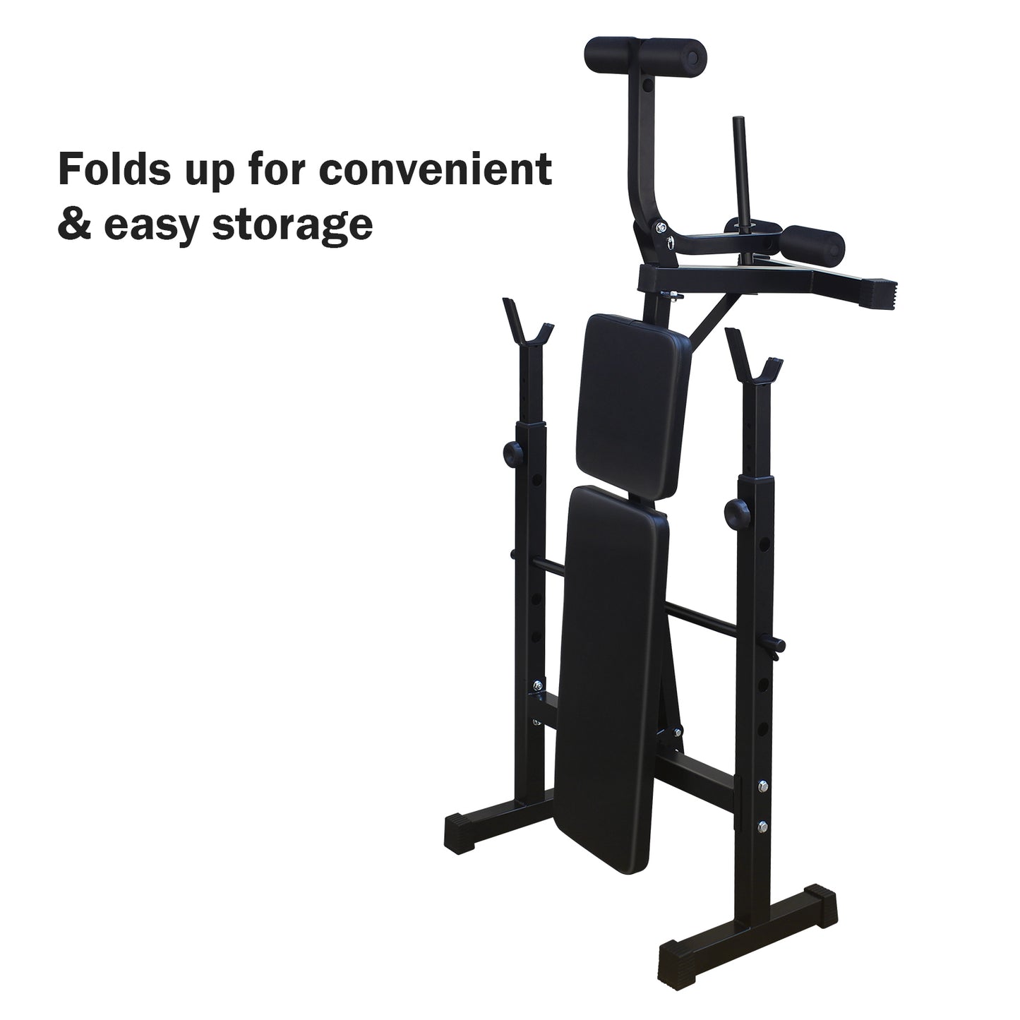 Ultimate Home Gym Weight Bench & Squat Rack Set