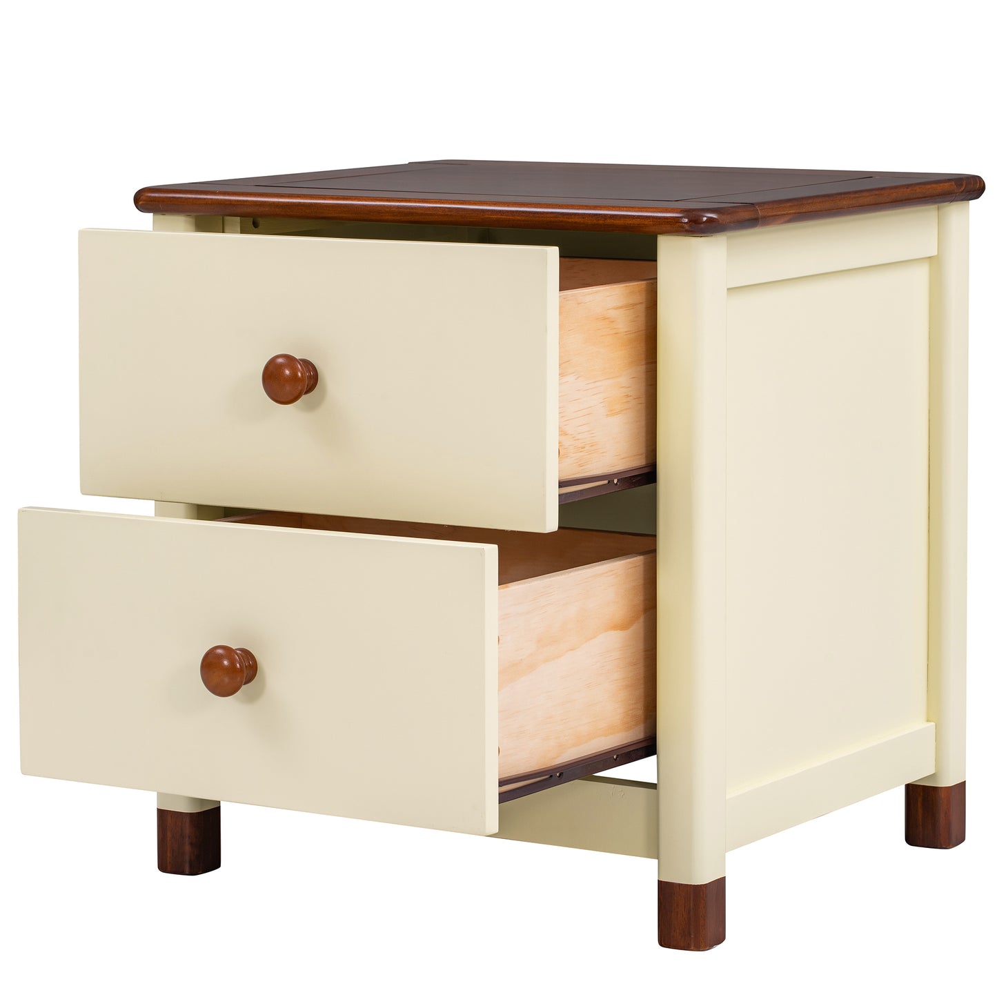 Charming Kids’ Nightstand with Two Drawers