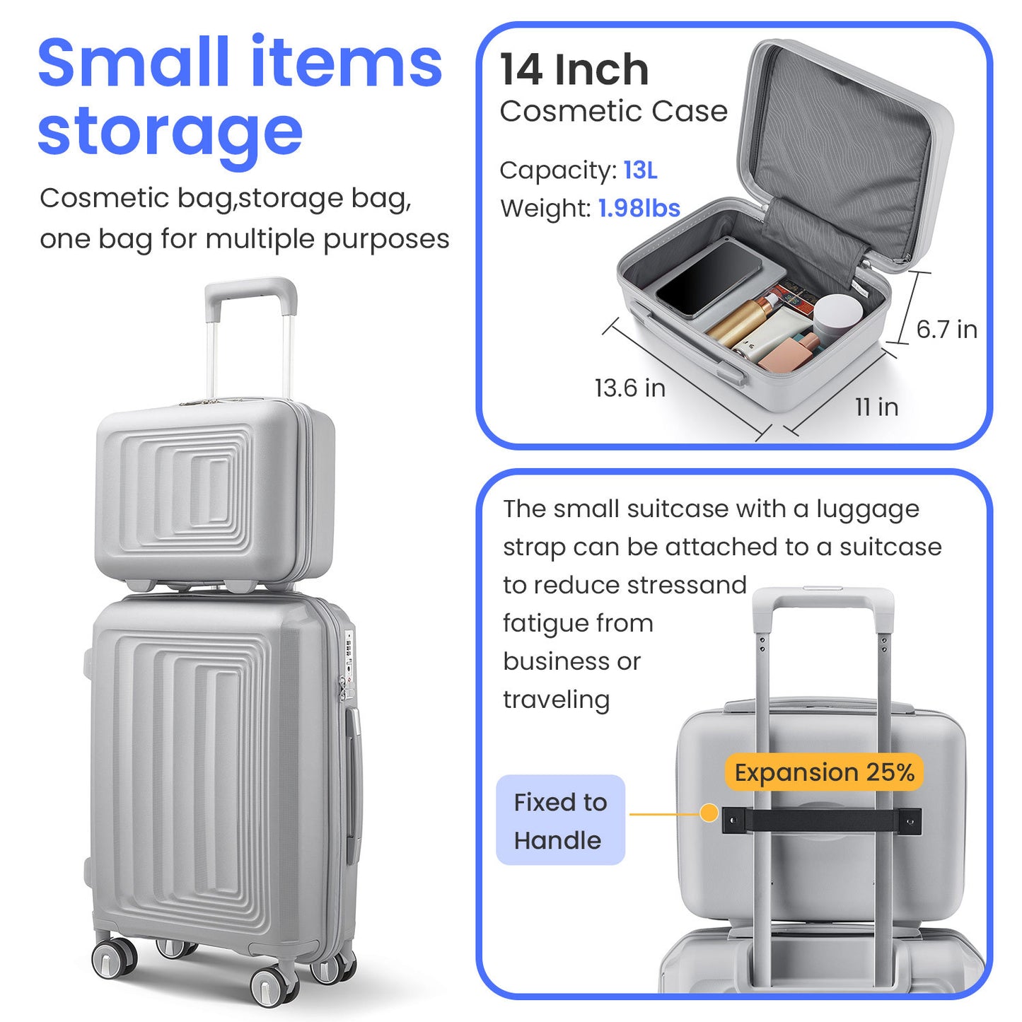 Travel Lite: Expandable Hard Shell Luggage Set