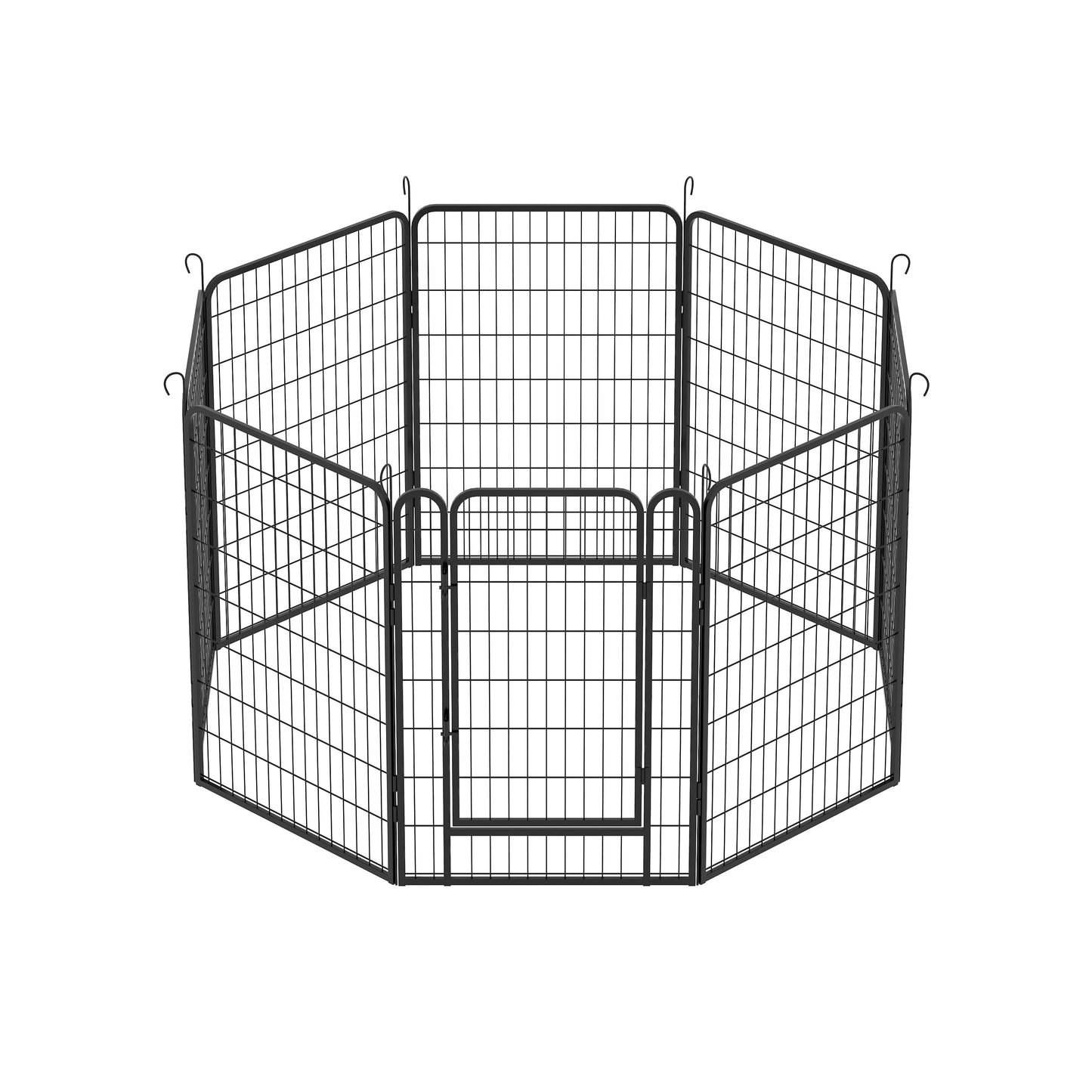 Sturdy Dog Playpen with Gate - Perfect for Indoor & Outdoor Fun!