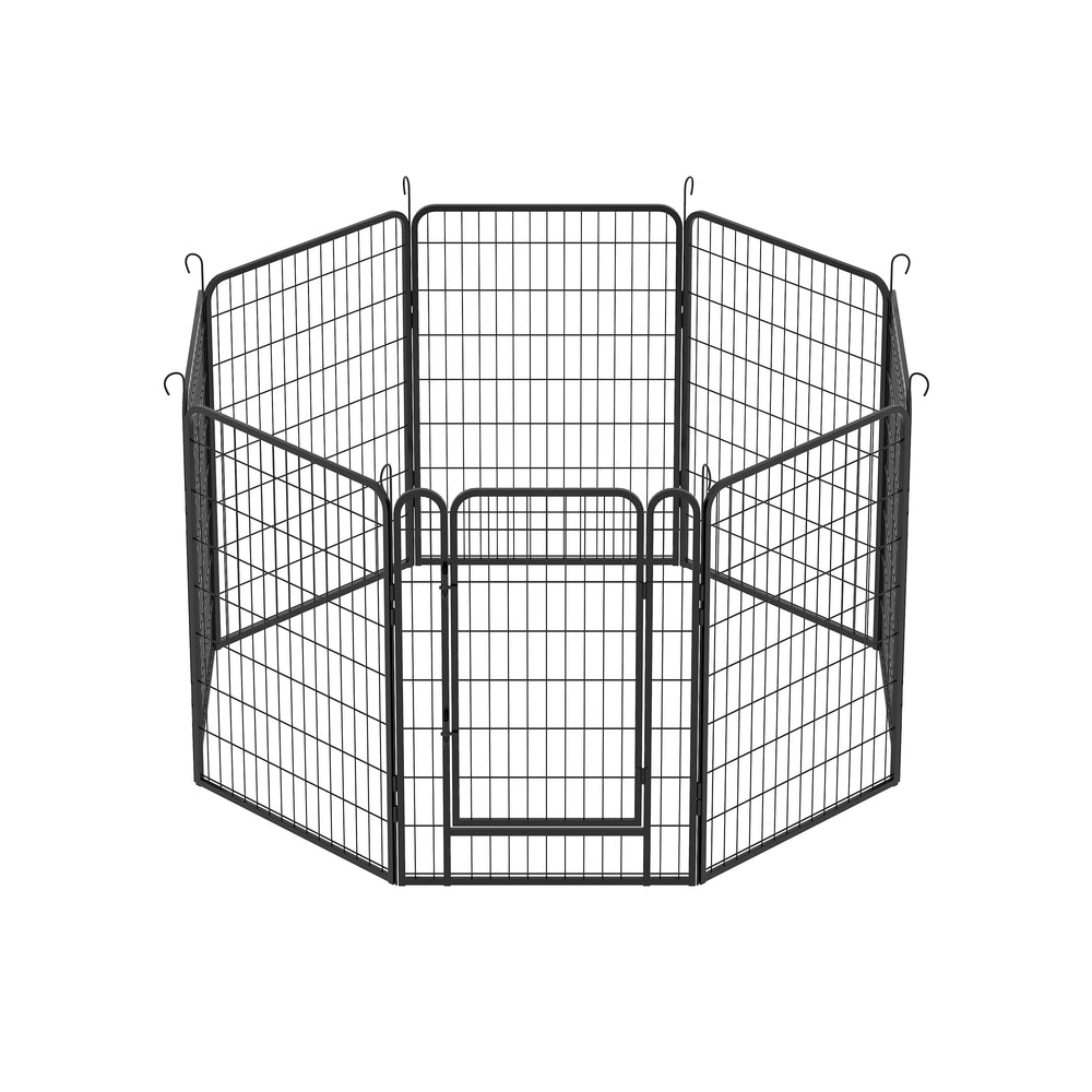 Sturdy Dog Playpen with Gate - Perfect for Indoor & Outdoor Fun!