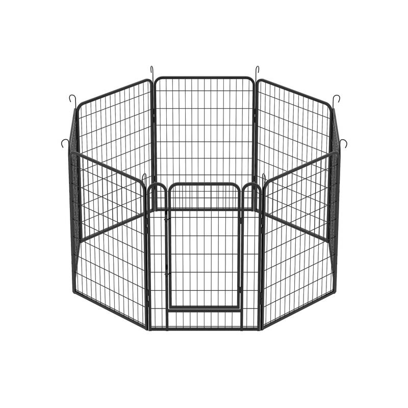 Sturdy Dog Playpen with Gate - Perfect for Indoor & Outdoor Fun!
