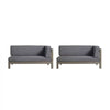 Brava Corner X-Back Bench Set