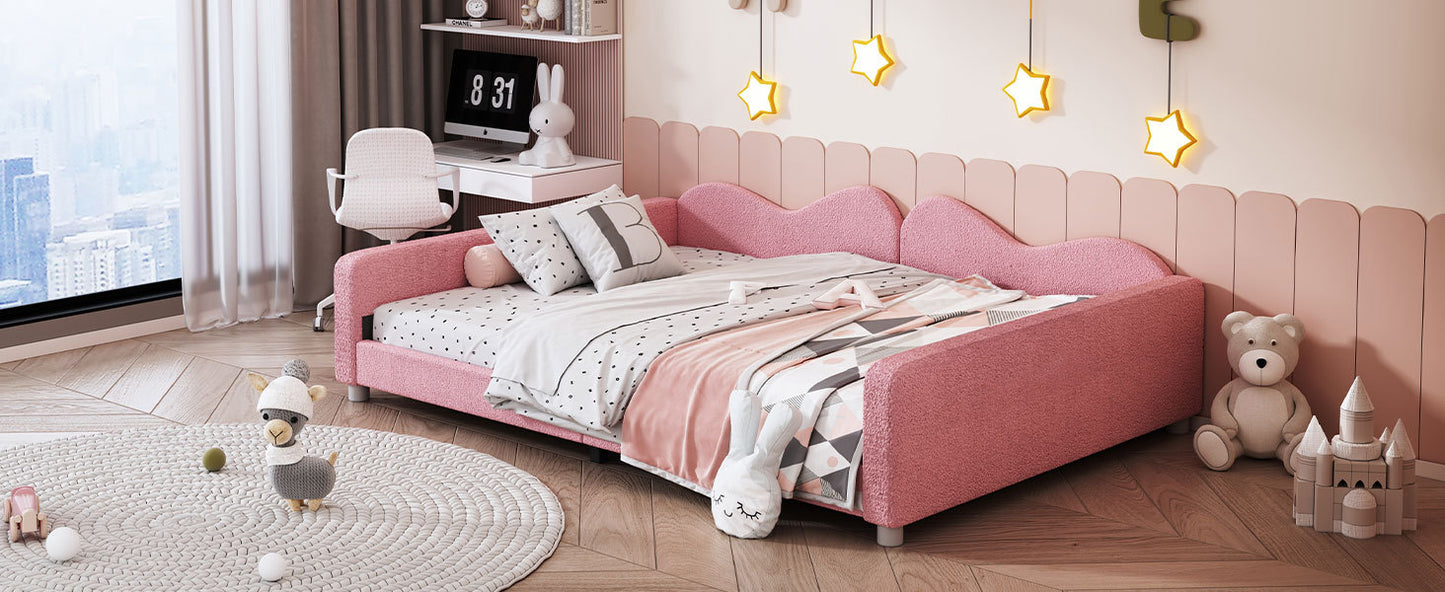 Cozy Pink Cloud Daybed