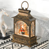 Glittering Holiday Snow Globe Lantern